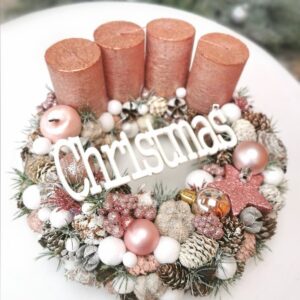 Adventi koszorú- 25 cm