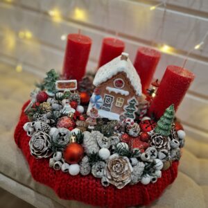 Vijenac od medenjaka za advent