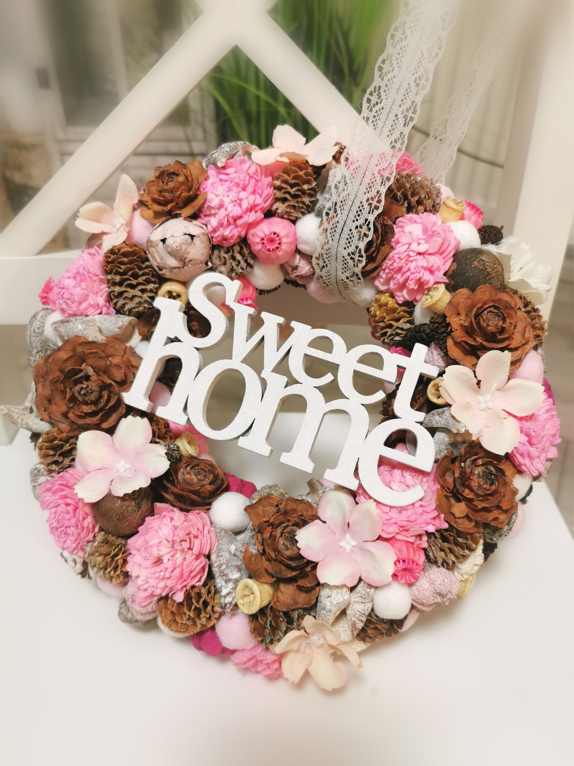 Roza-smeđa kućna zvečka - 26 cm