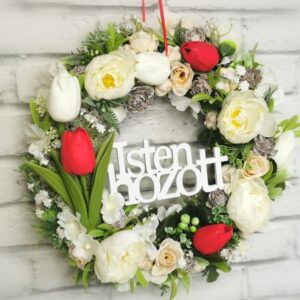 Isten Hozott vaj-piros koppantó
